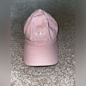 Pink adidas hat